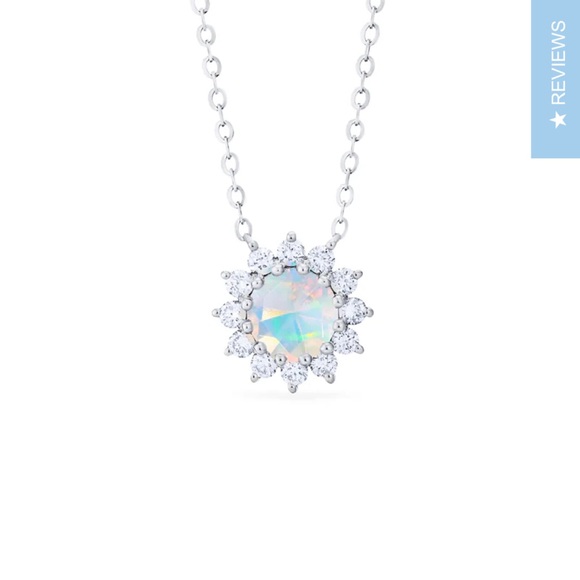 ElegantOpal Pendant Necklace